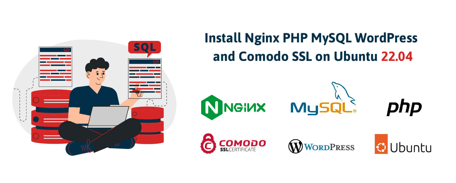 Install Nginx PHP MySQL WordPress and Comodo SSL on Ubuntu 22.04